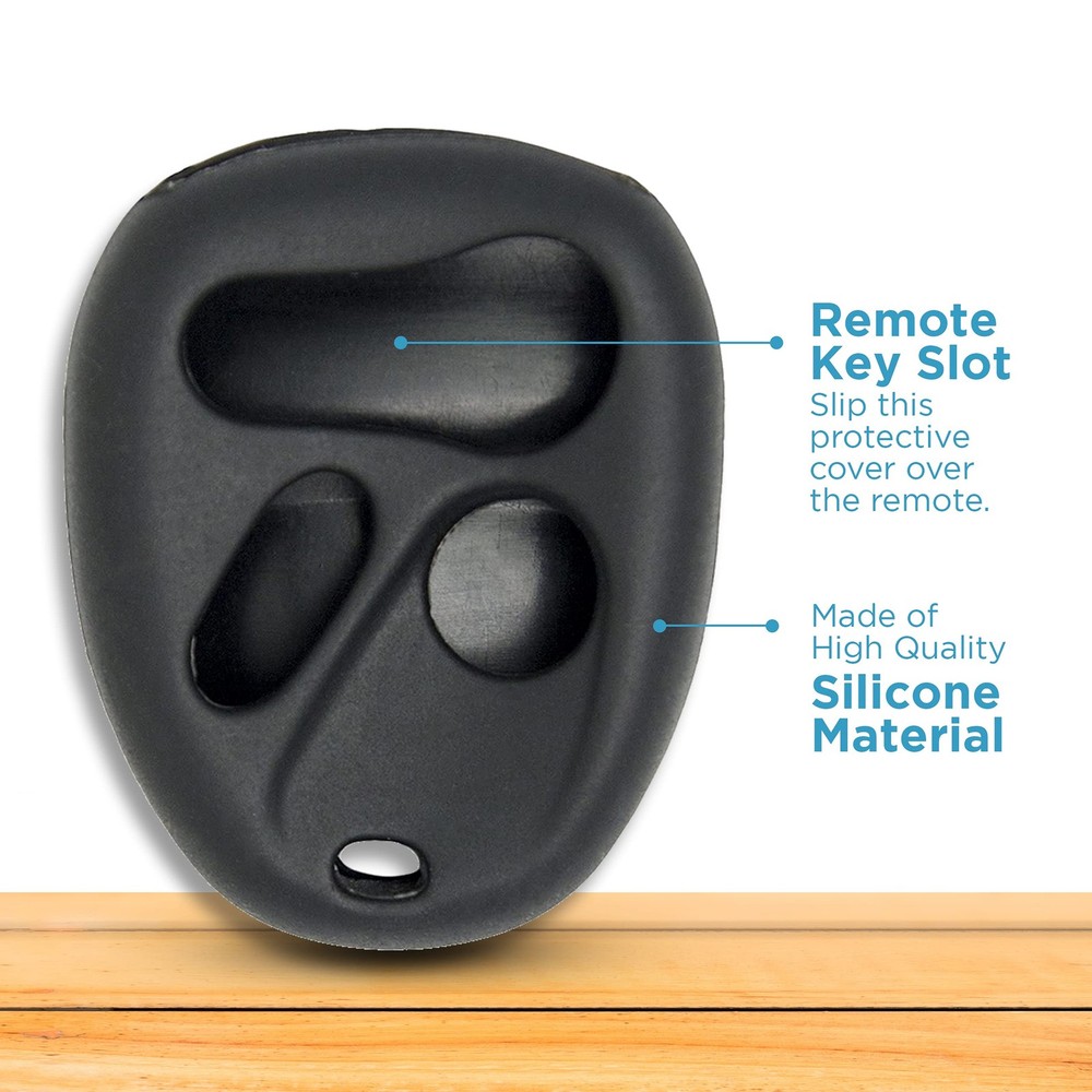 Keyless2Go Replacement for New Silicone Cover Protective Case 4 black