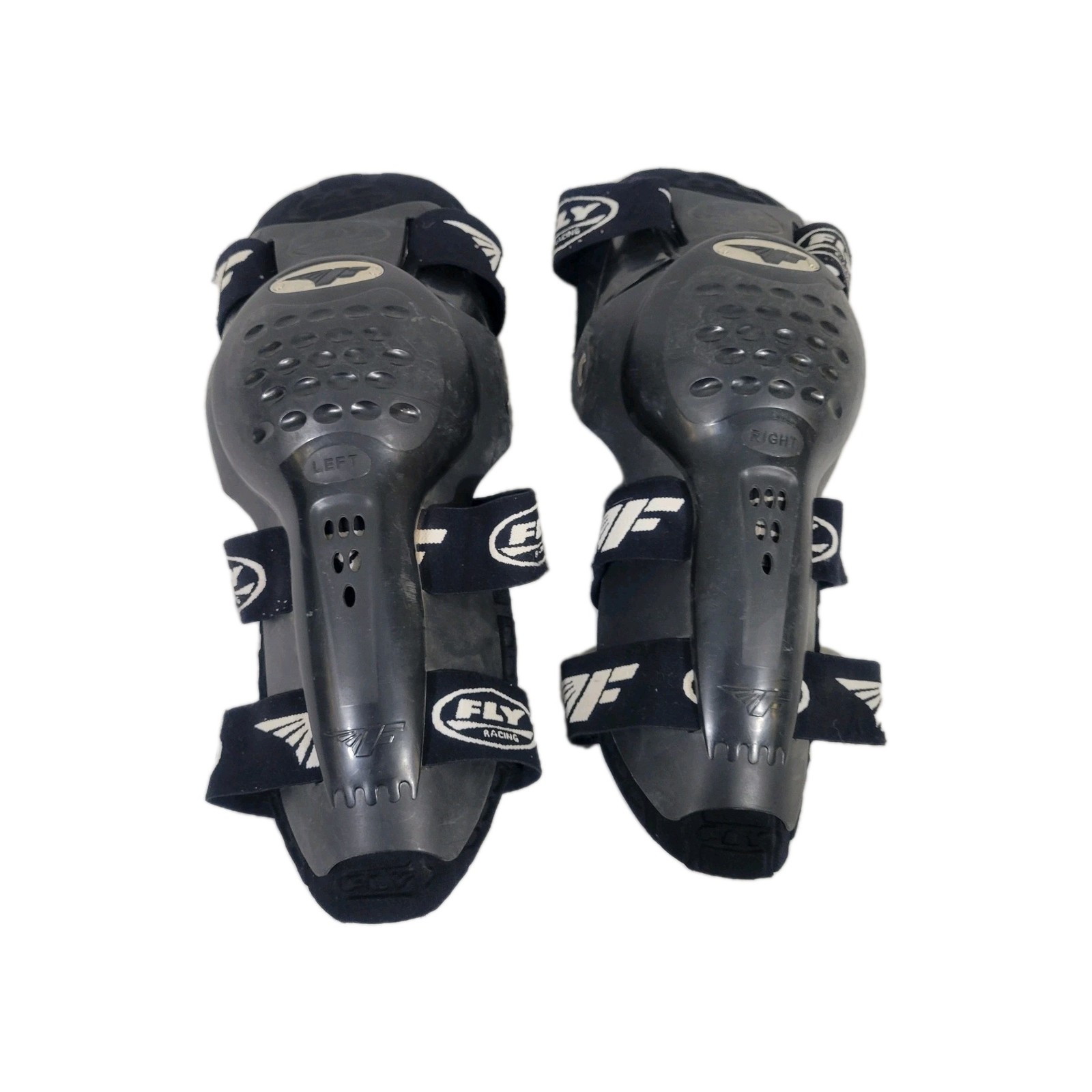 Fox racing race knee shin guards MX Moto ATV Black Size Adult