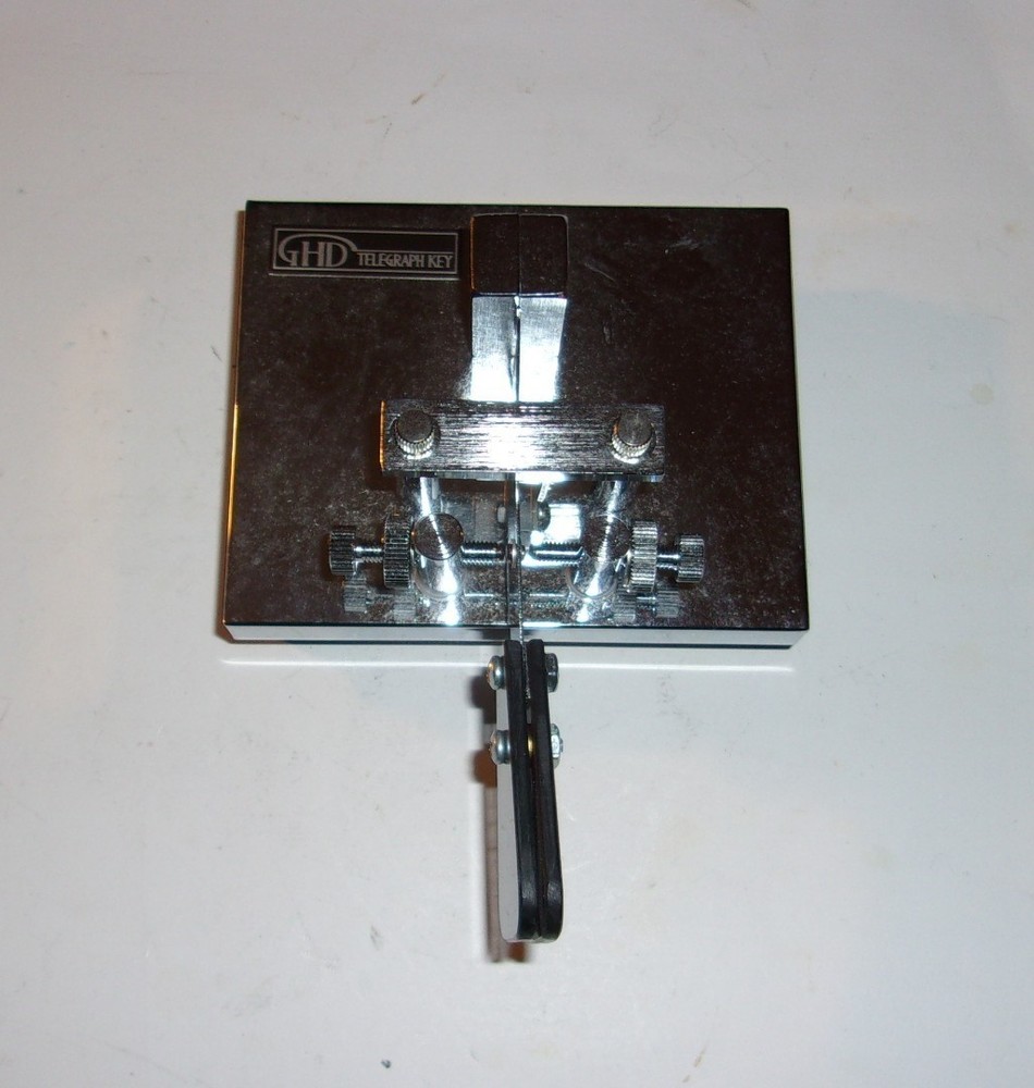 Telegraph Key CW - GHD single-paddle chrome Cootie Keyer