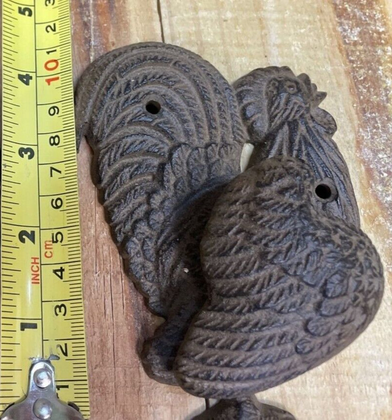 4.5” Cast Rustic Rooster Door Knocker