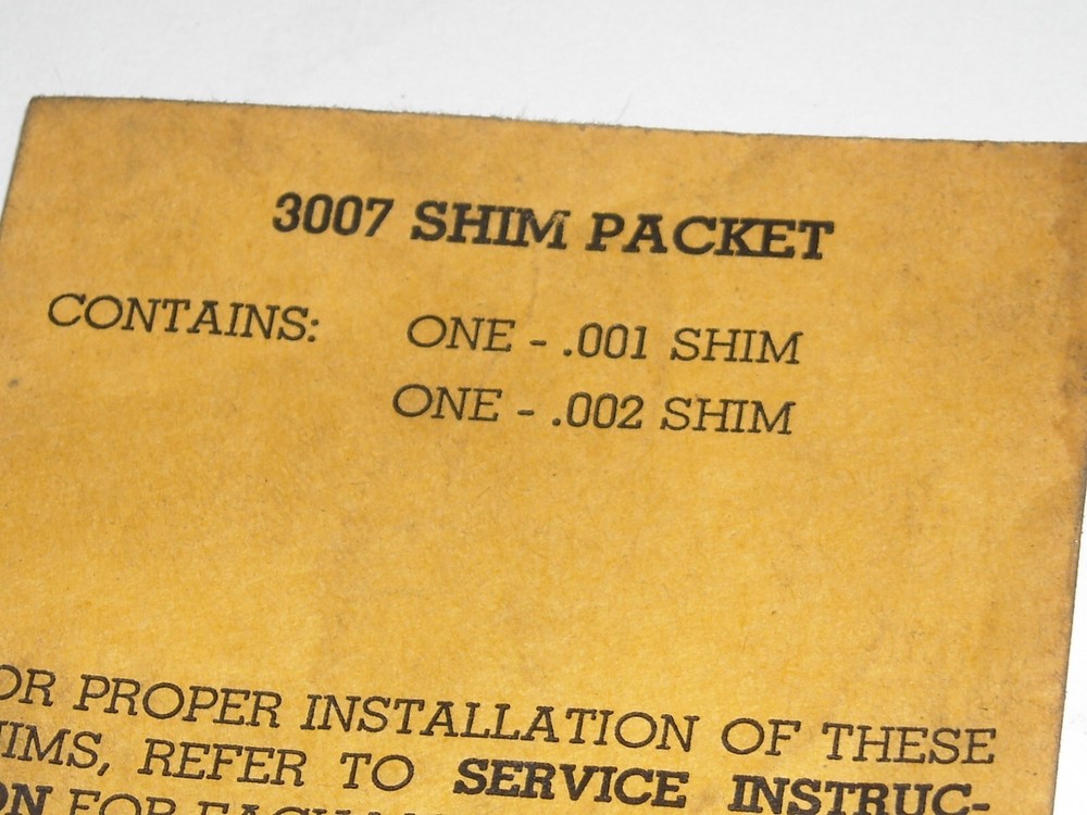 3007, Shim Packet, Dotco, Cooper Tools, New