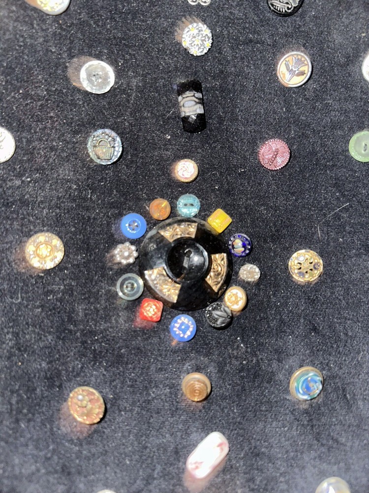 Antique Button Sampler