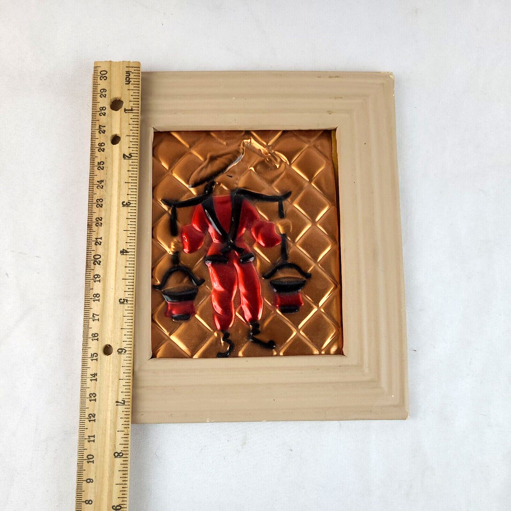 Wanda Irwin Original Genuine Tooled Cooper Wall Decor Tooled Copper Etching