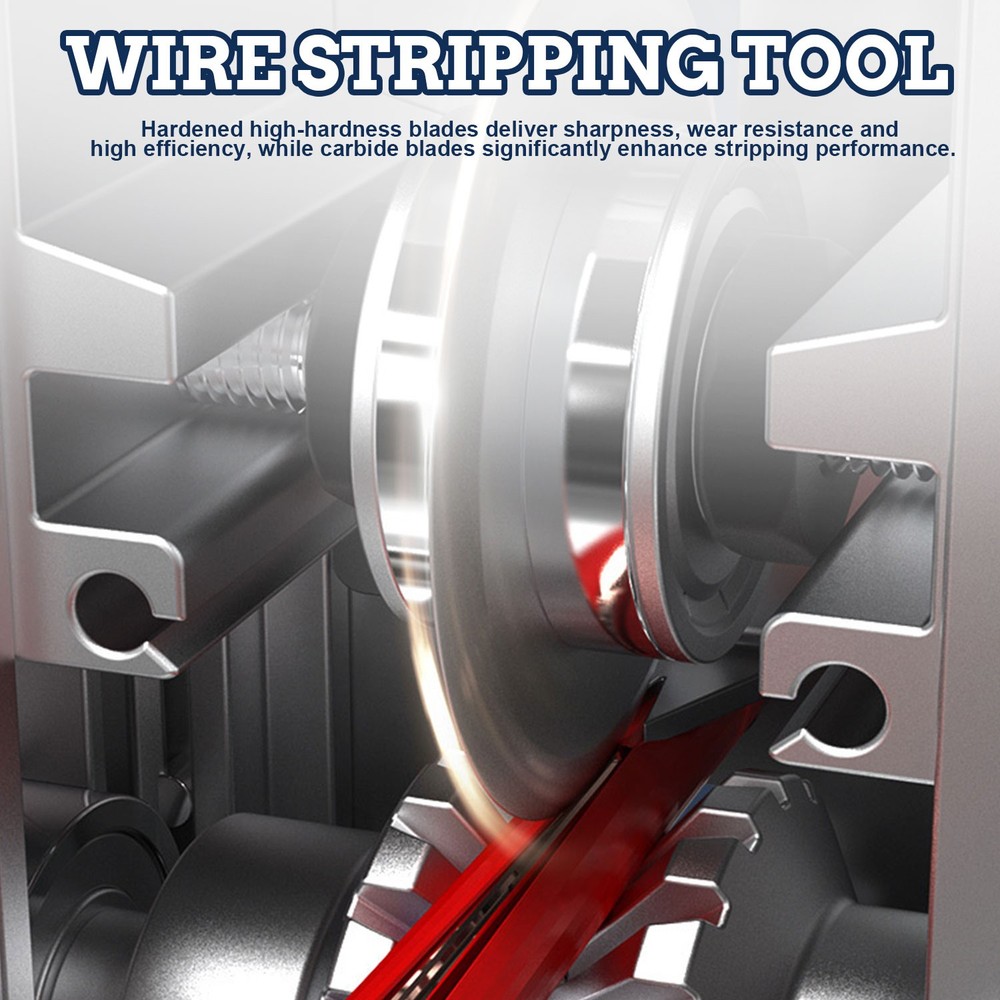 Wire Stripper Machine Efficient Time-Saving Electric&Manual Wire Stripping Tool
