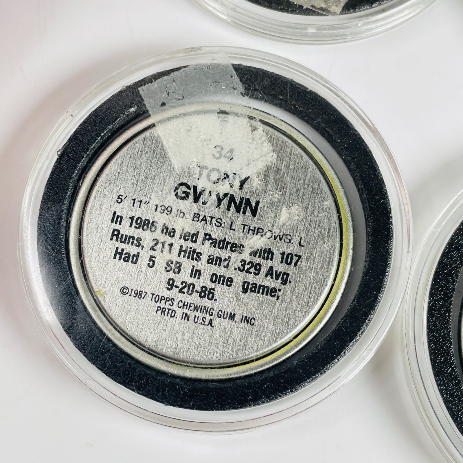 1987 Topps Baseball Coins Lot of 9 Star Players Mattingly Strawberry Puckett