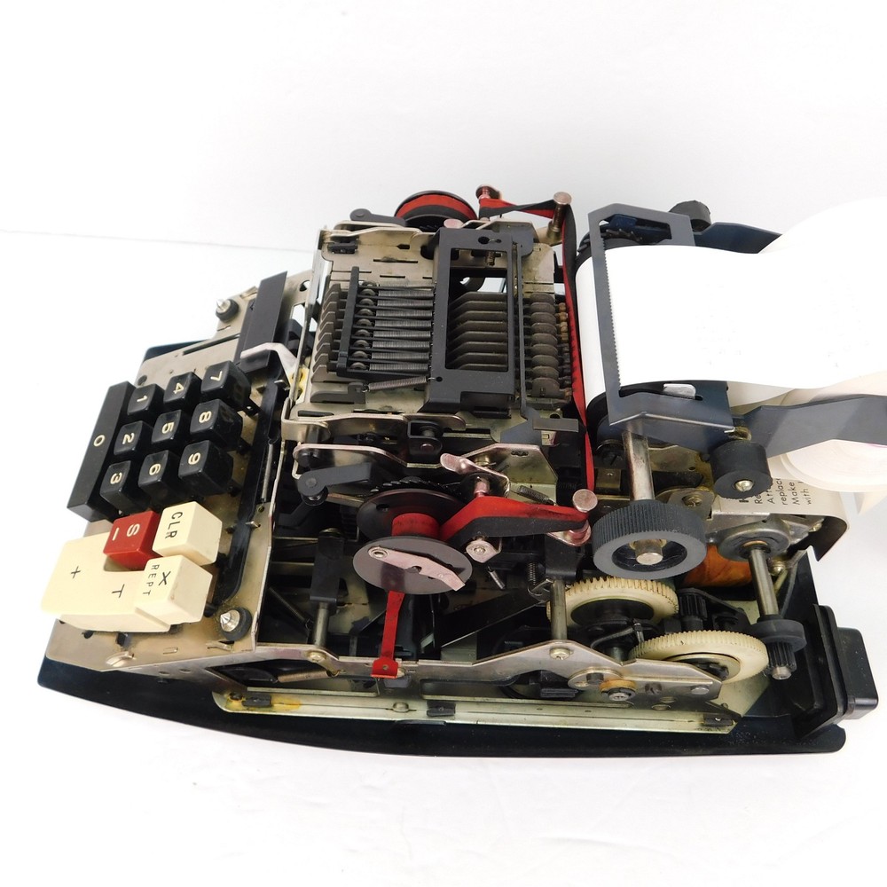 Vtg Commodore 207CB Electronic Business Adding Machine W/ Extra Rolls Tested