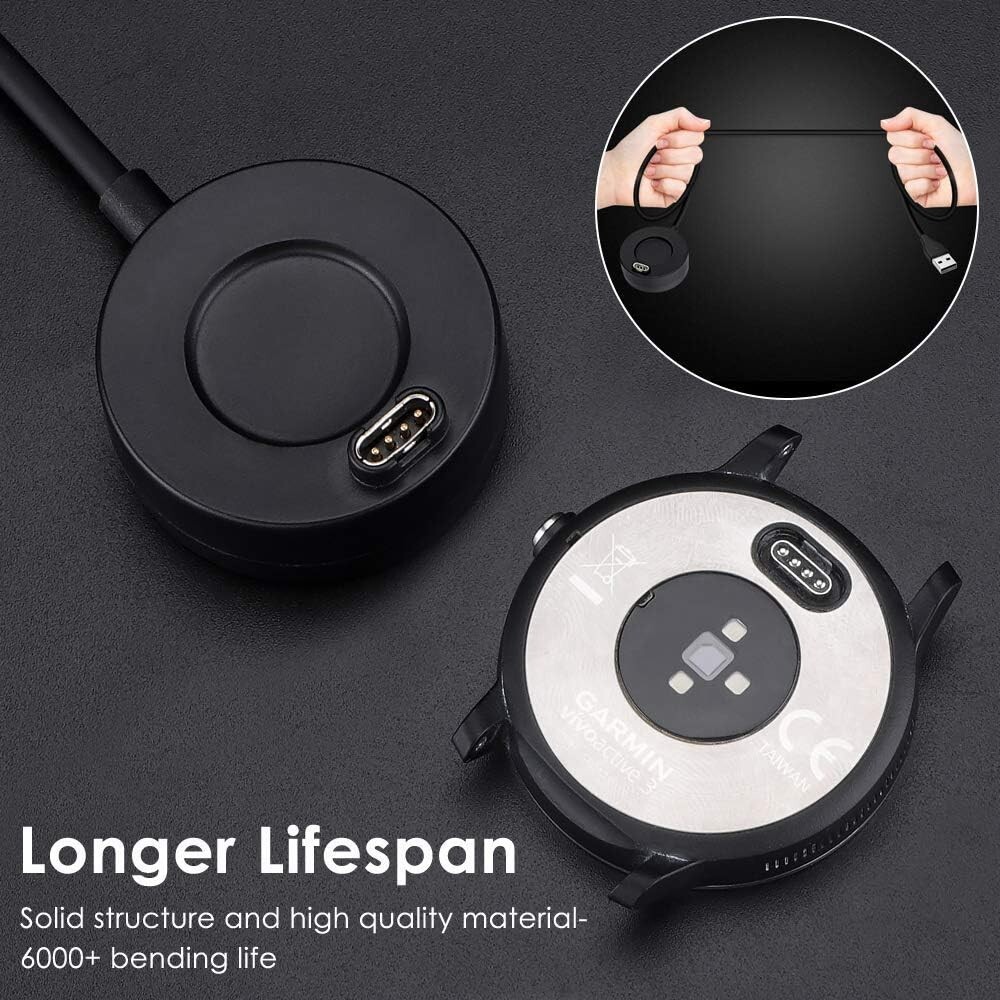 Compatible for Garmin Watch Charger Cable (2 Pack)