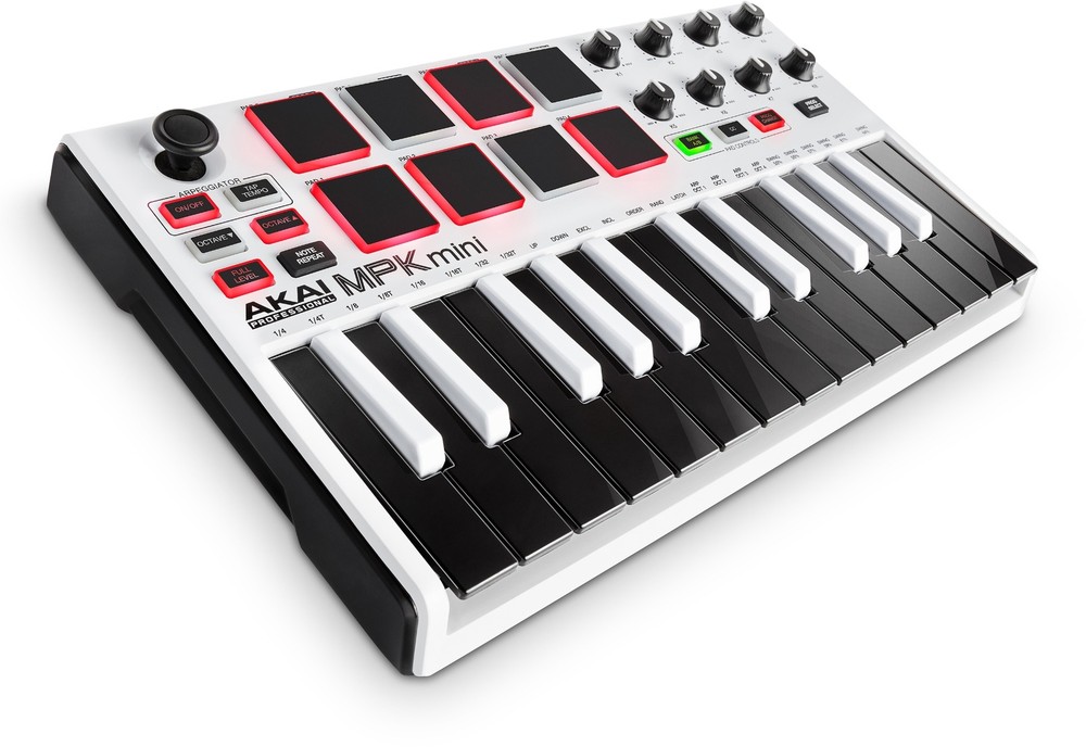 Akai Professional MPK Mini MKII 25-key Keyboard Controller - S.E. White