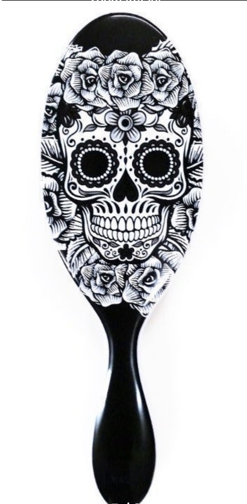 Wet Brush Skull Rose Edition, White