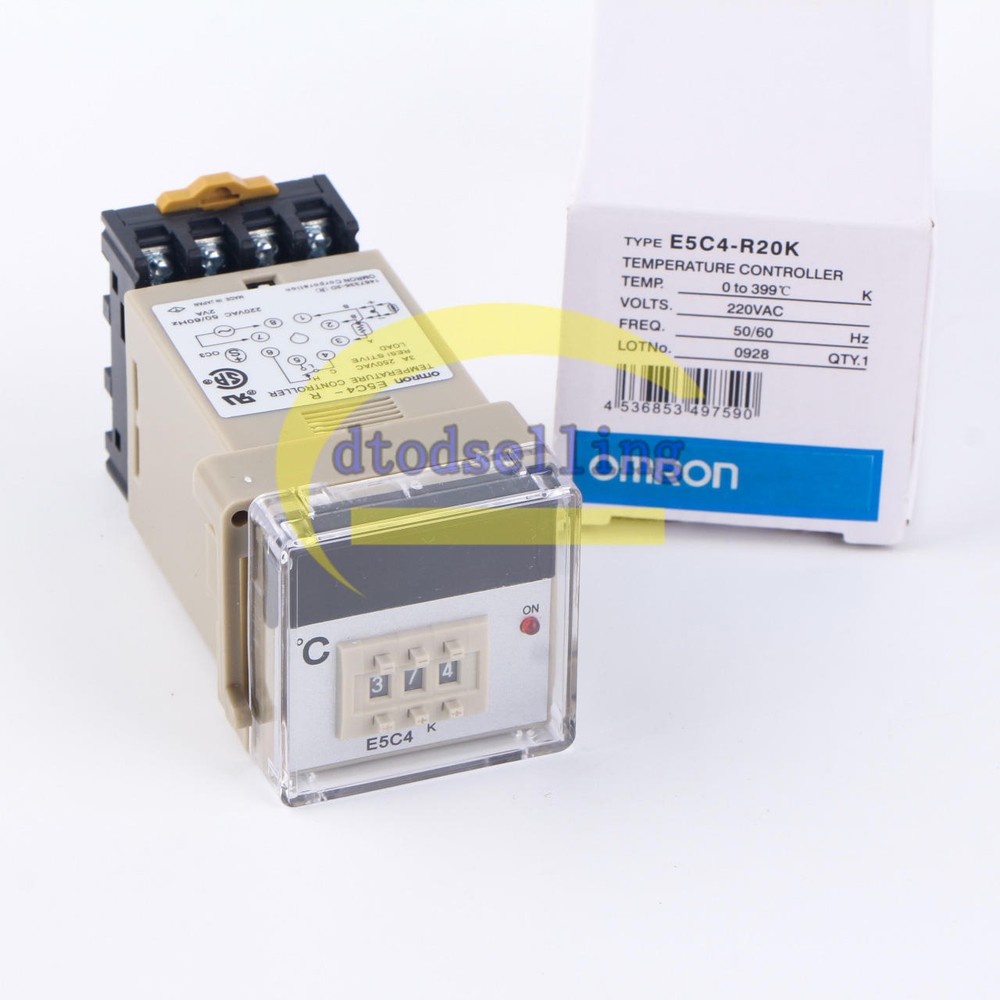 ONE E5C4-R20K 220VAC Temperature Controller 0-399°C NEW