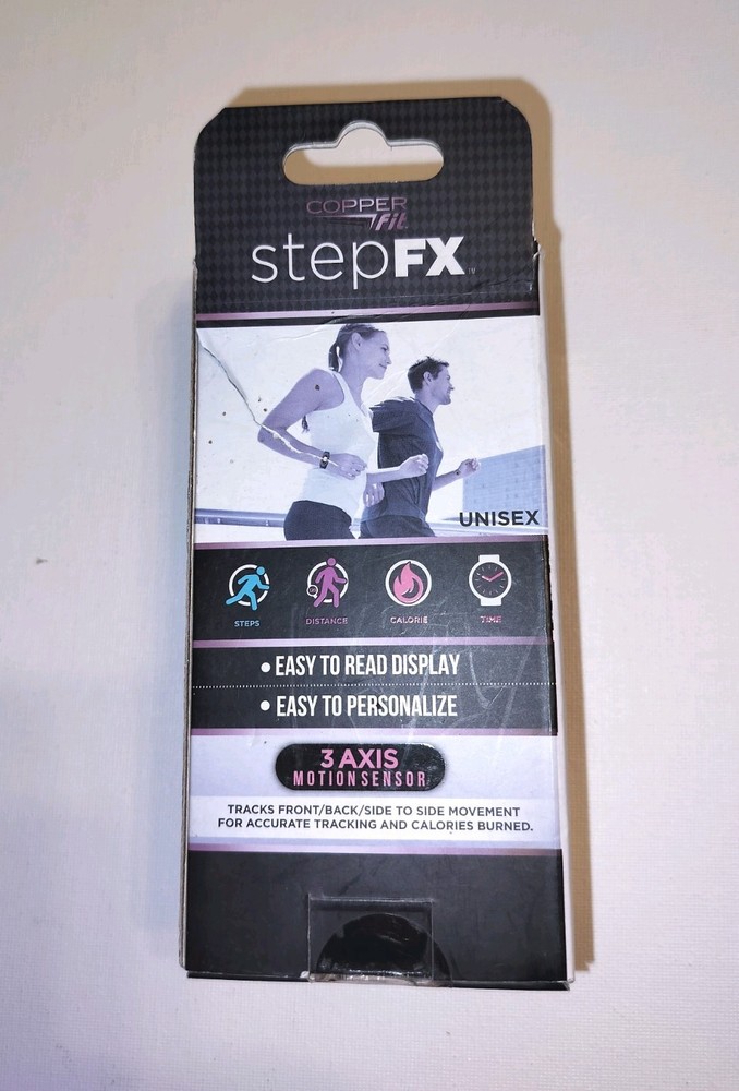 Copper Fit Step FX Activity Tracker Black Watch Unisex