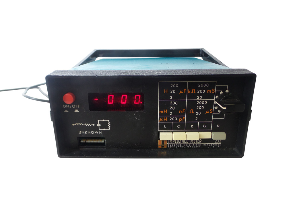 ELECTRO SCIENTIFIC INDUSTRIES IMPEDANCE METER 252