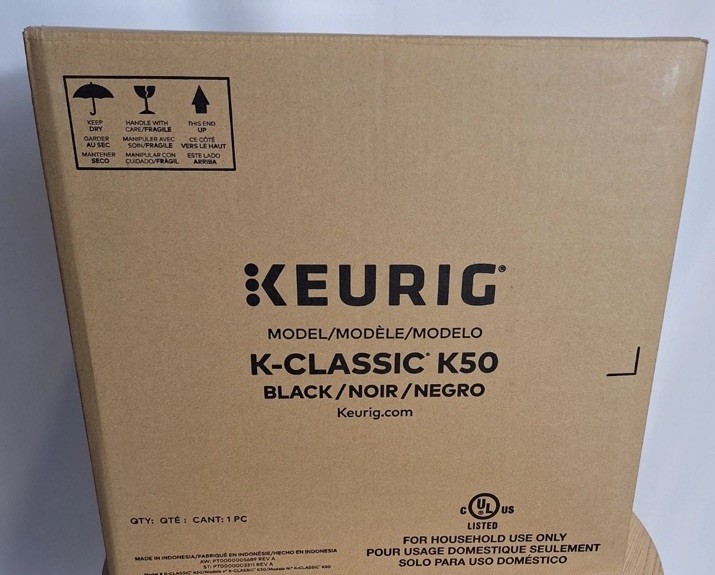 Keurig K-Classic Coffee Maker Programmable Single Serve K-Cup Pod OPEN BOX TESTE