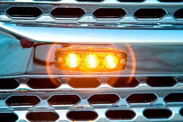 Buyers 3.5" Ultra-Thin Surface Mount Amber LED Strobe Light