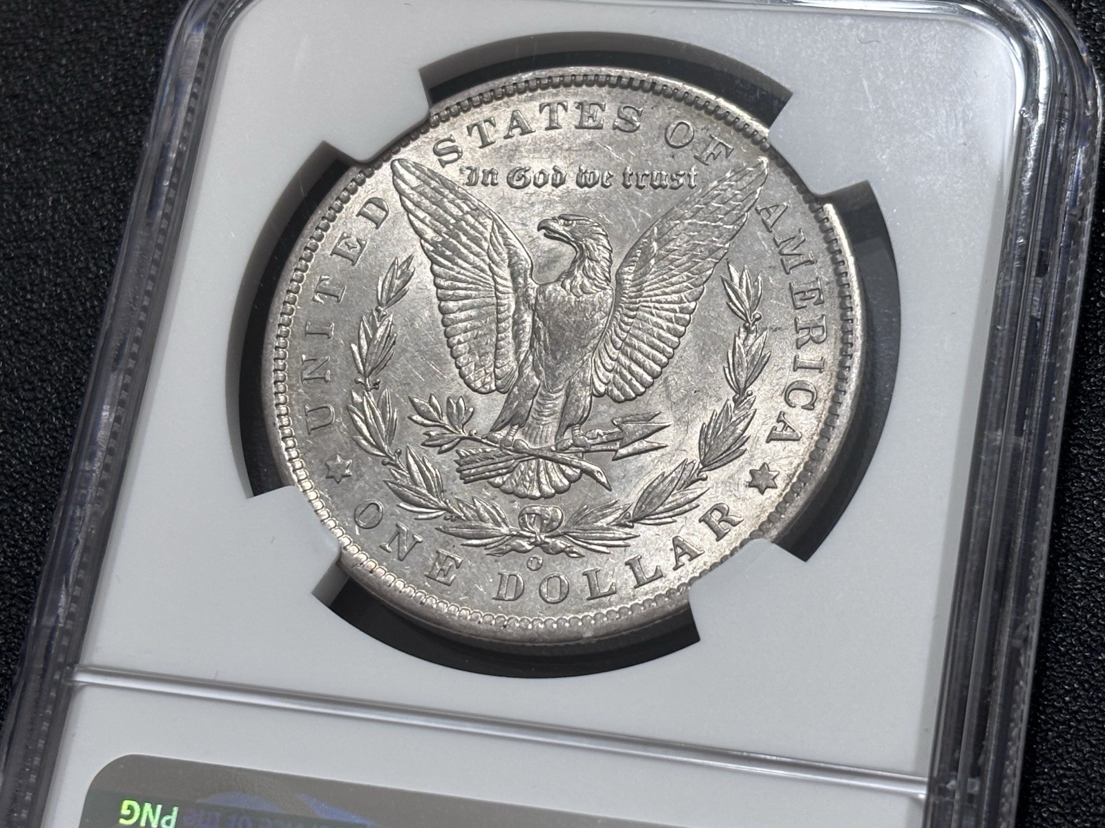 1886 O $1 MORGAN SILVER DOLLAR AU53 NGC Cert#6582900-004 CAC APPROVED!