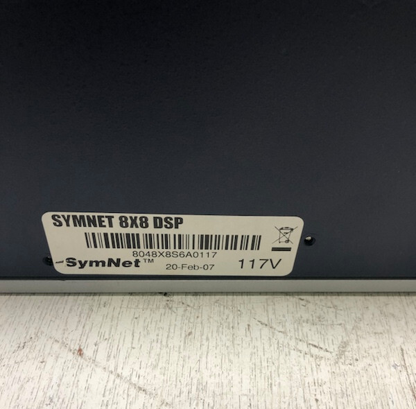 SymNet 8x8 Audio Matrix Digital Signal Processor