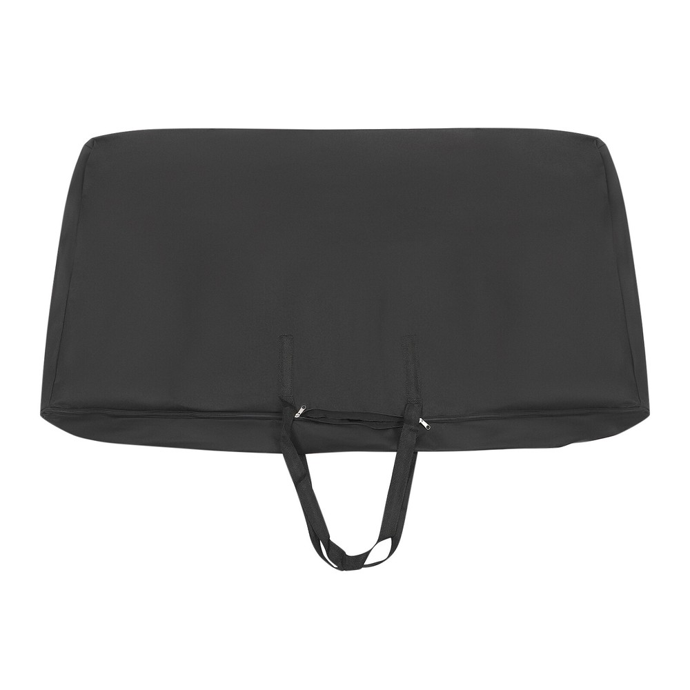Portable DJ Event Booth Facade Foldable Controller Stand DJ Display Stand Black