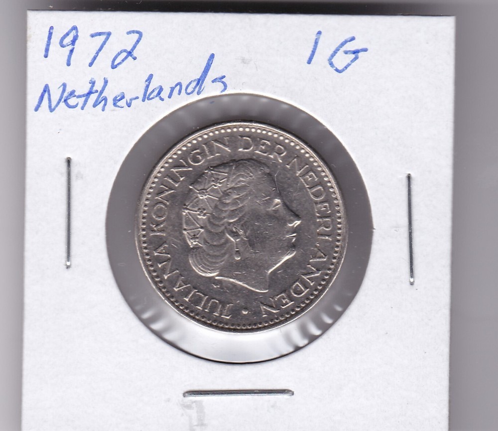 1972 Netherlands 1 Gulden