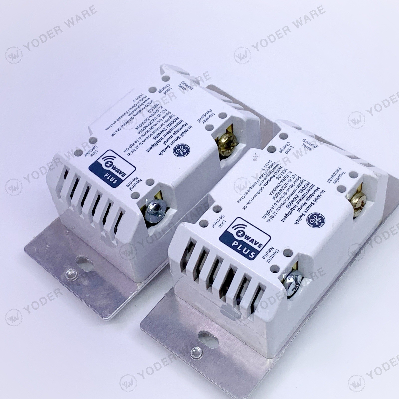 2-Pk GE/Enbrighten In-Wall Z-Wave Plus 14291-2 Smart Paddle Switch ZW4005 *READ*