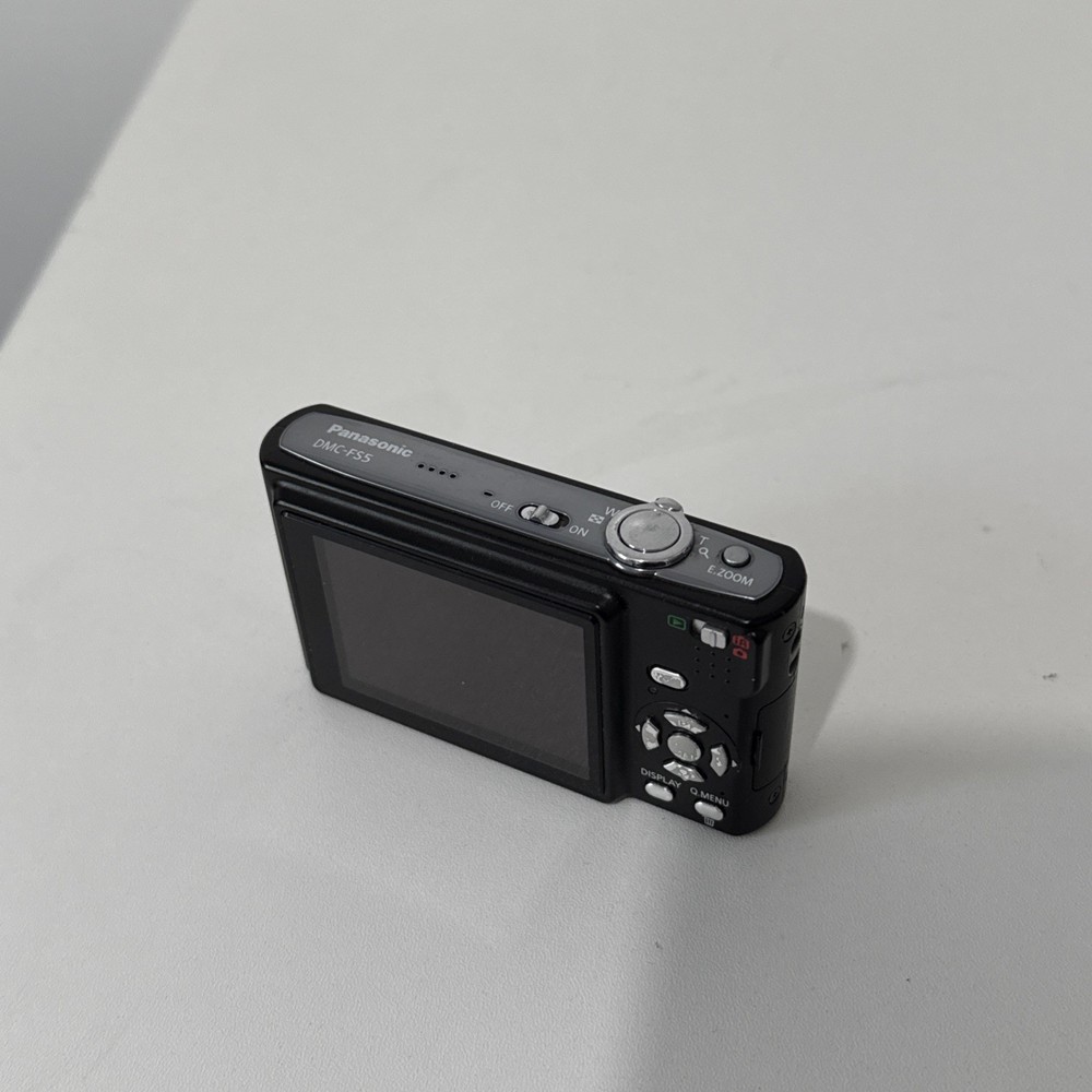 Panasonic Lumix DMC-FS5 10MP compact Digital camera Black TESTED WORKING