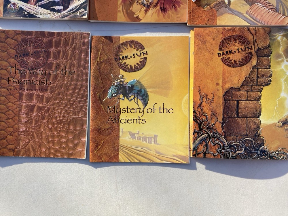 Dark Sun Campaign Setting Expanded Box Set Dungeons & Dragons TSR Psionics