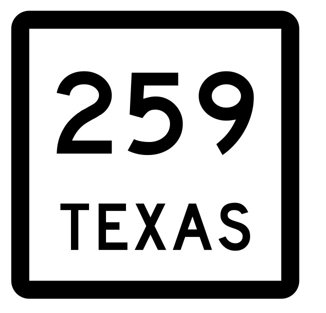 Texas State Highway 259 Sticker Decal