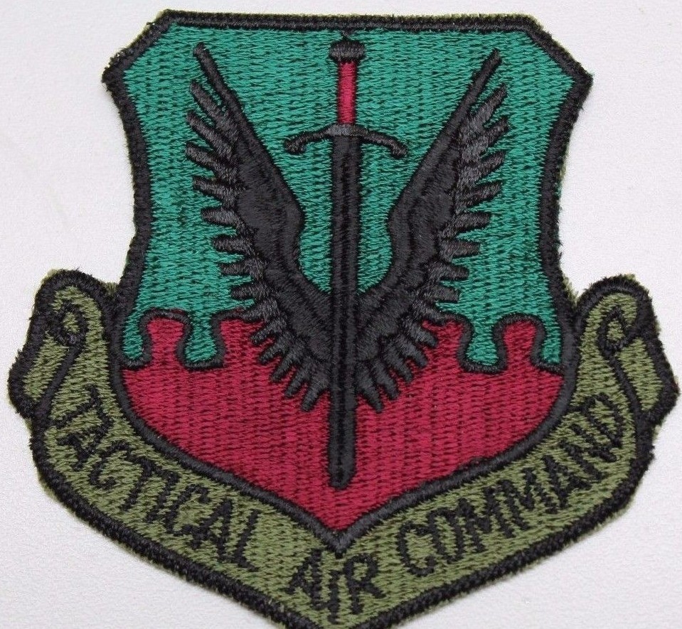 USAF Tactical Air Command TAC subdued Patch each P1216