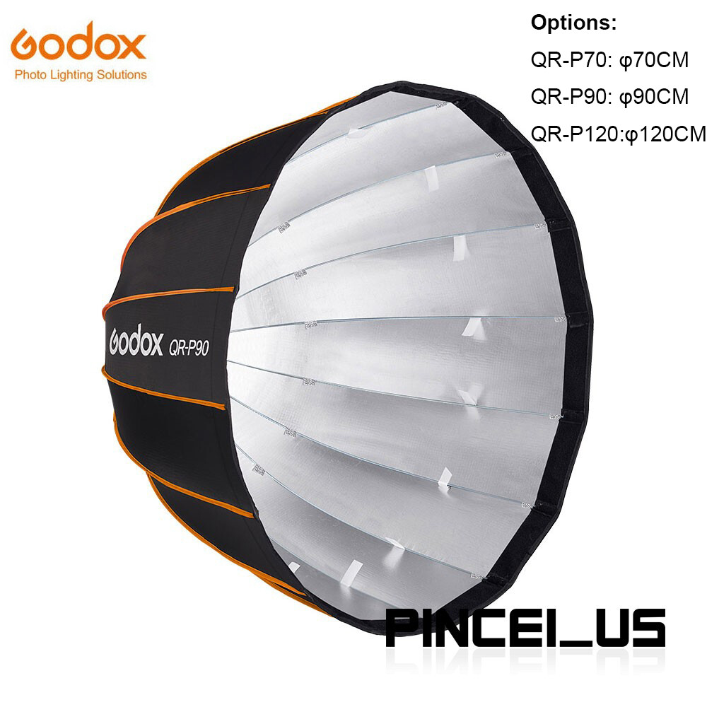 Godox Quick Release Parabolic Softbox For Bowens Mount Studio Flash Photography