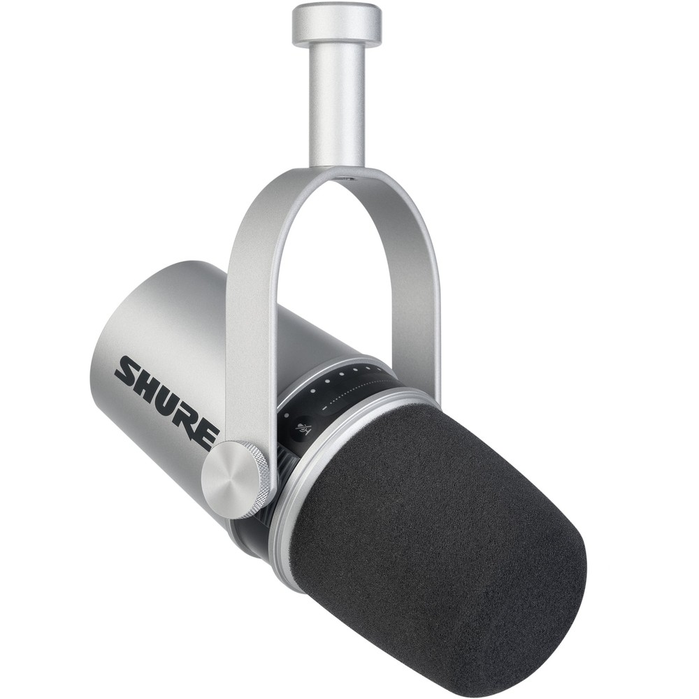 Shure MV7-S MV7 Podcast Microphone - Silver