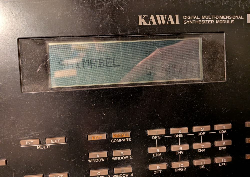 Kawai K5M Rackmount Digital Synthesizer Module - works!