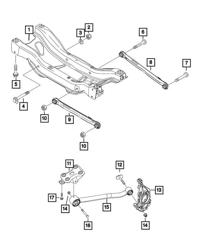 Genuine Mopar Nut 68287911aa