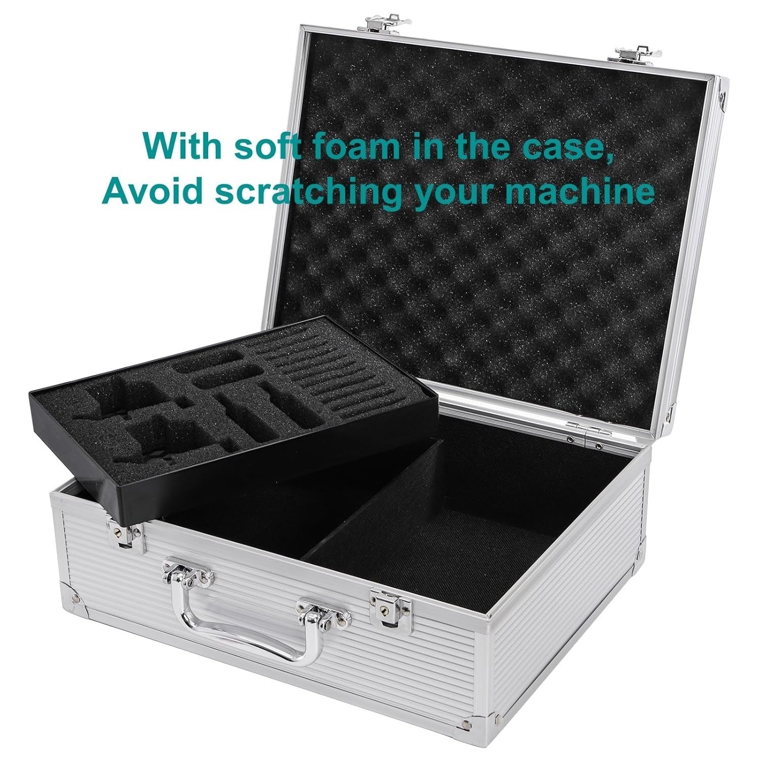 Aluminum Alloy Tattoo Storage Organizer Carrying Case for Tattoo Equipment