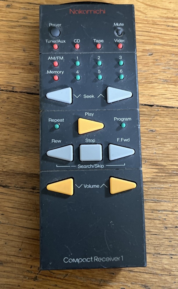 Nakamichi Compact Receiver 1 w/ Original Remote Control - Tested