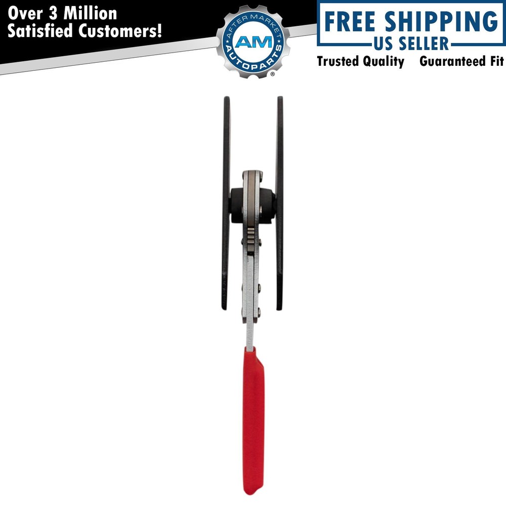 Ratcheting Disc Brake Pad Spreader Compresses Twin & Quad Piston Calipers