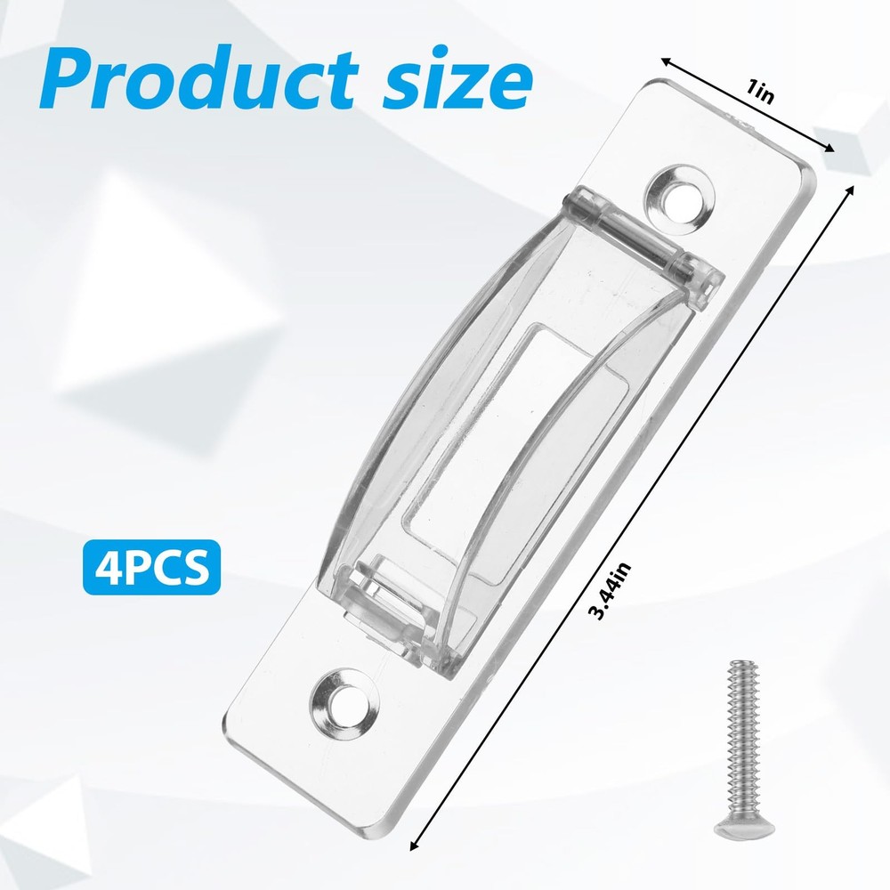 4 Pack Light Switch Guard Cover Wall Guards ChildProof Clear