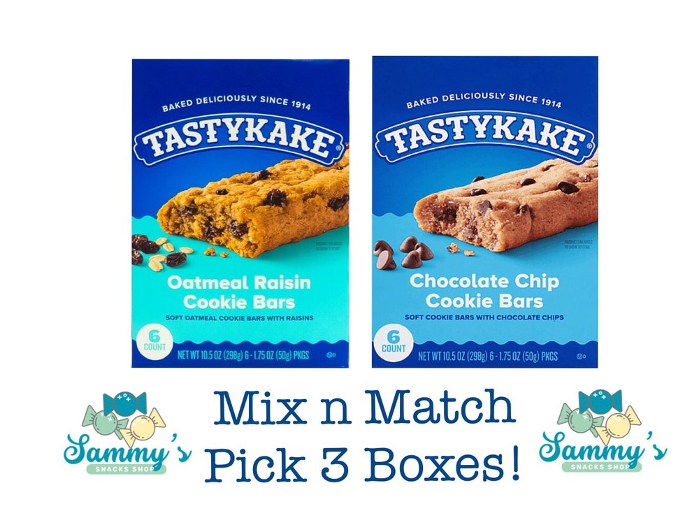 Tastykake Assorted Cookie Bars Pick Your Own 3!