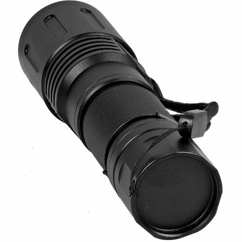 3000 Lumens LED Self Defense Zoomable Flashlight