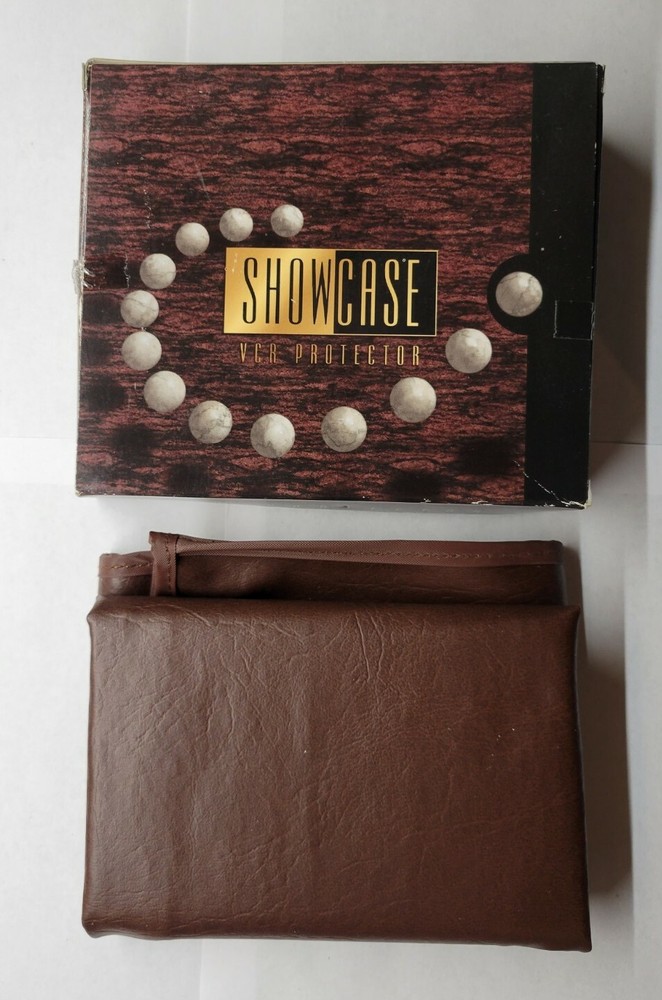 Vintage Brown Showcase VCR Protector
