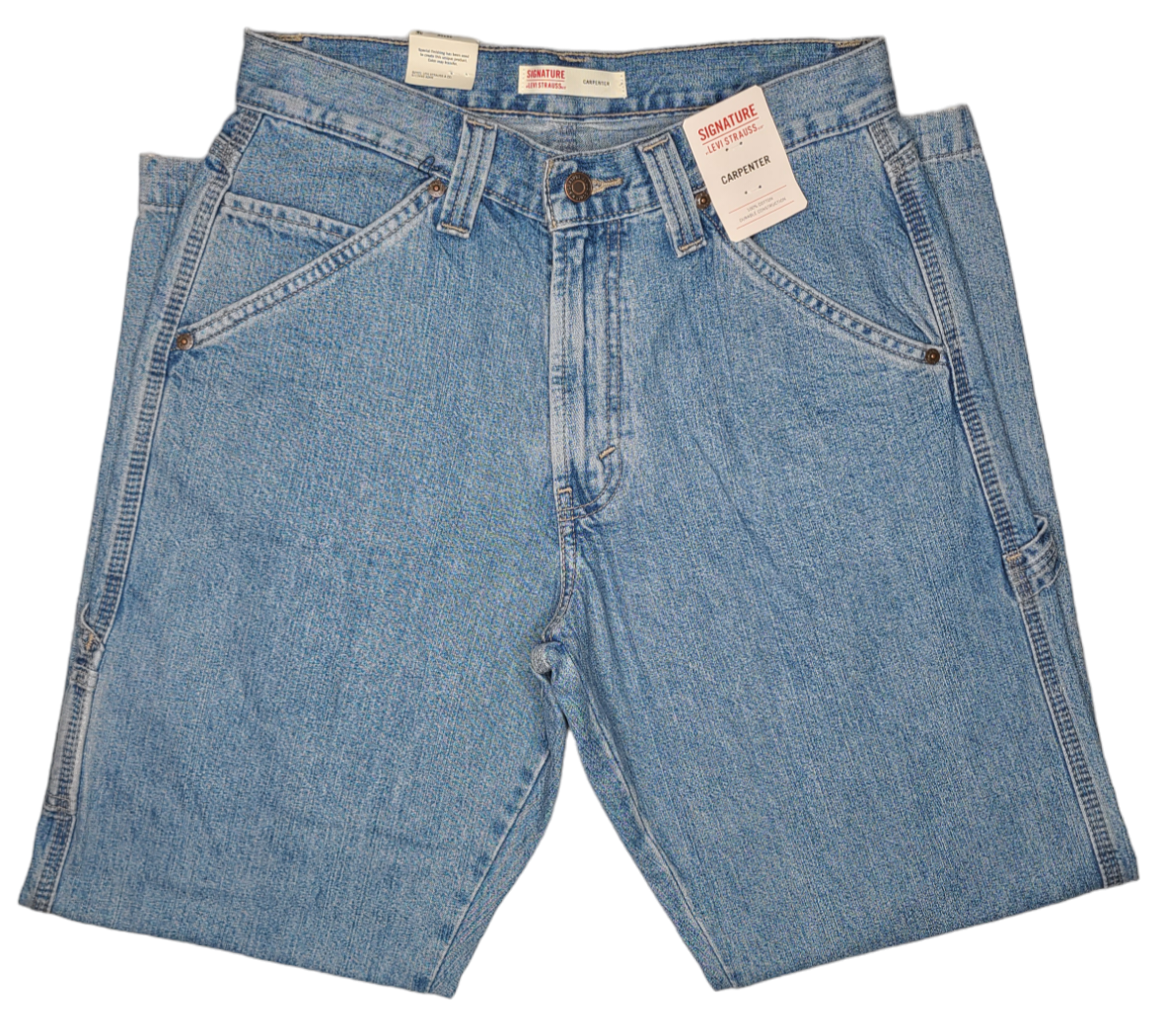 Signature By Levi Strauss & Co. #11588 NEW Men's 100% Cotton Carpenter Jeans