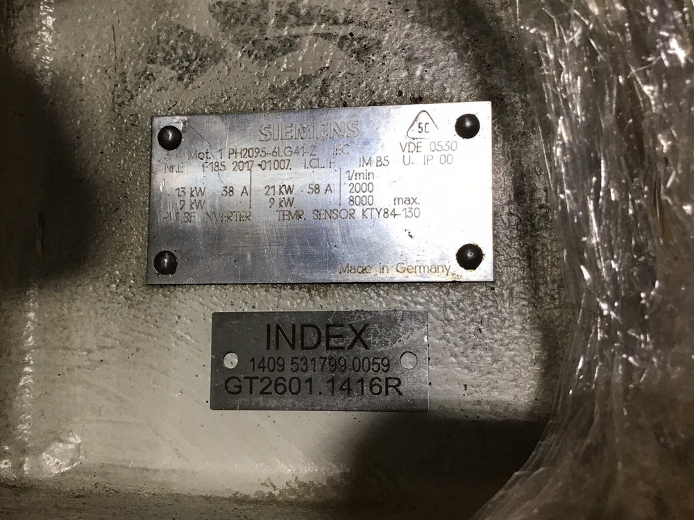 Rebuilt Index V-200 CNC Spindle