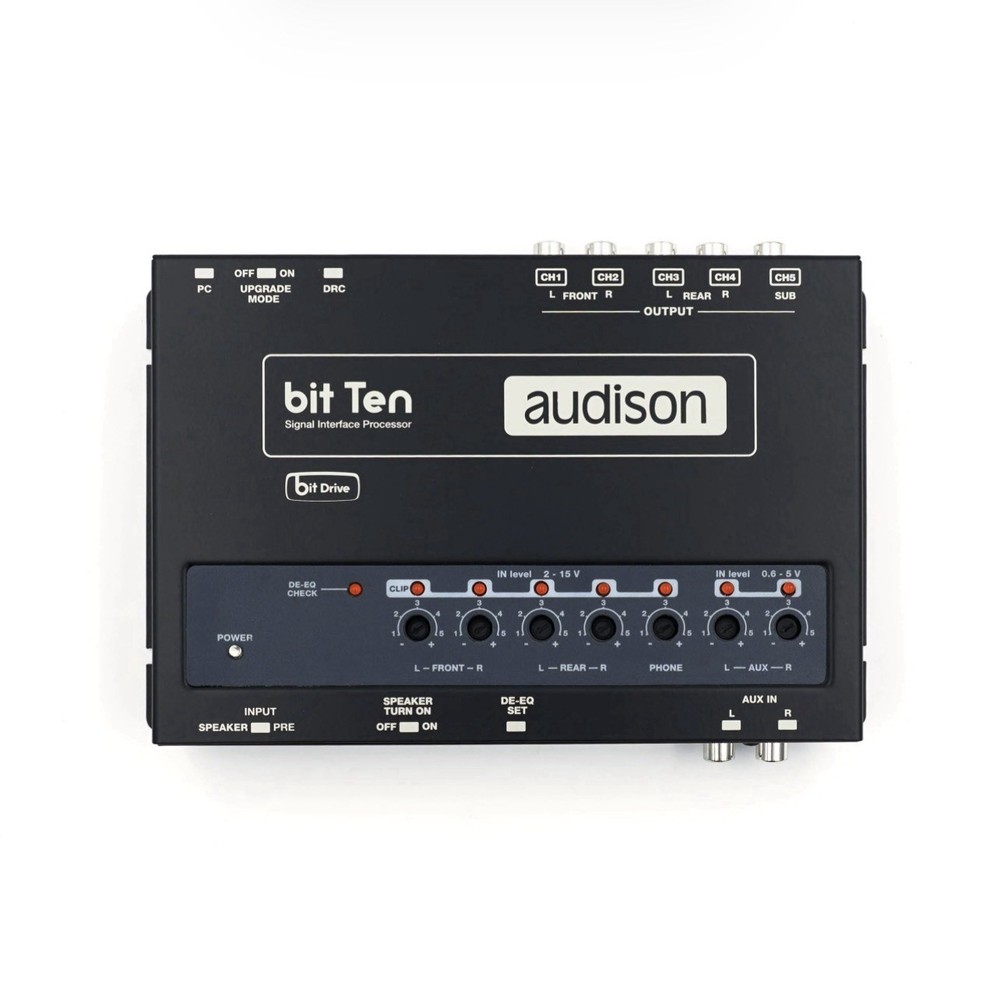 Audison bit Ten Signal Interface Processor with 4 Channels In and 5 Out
