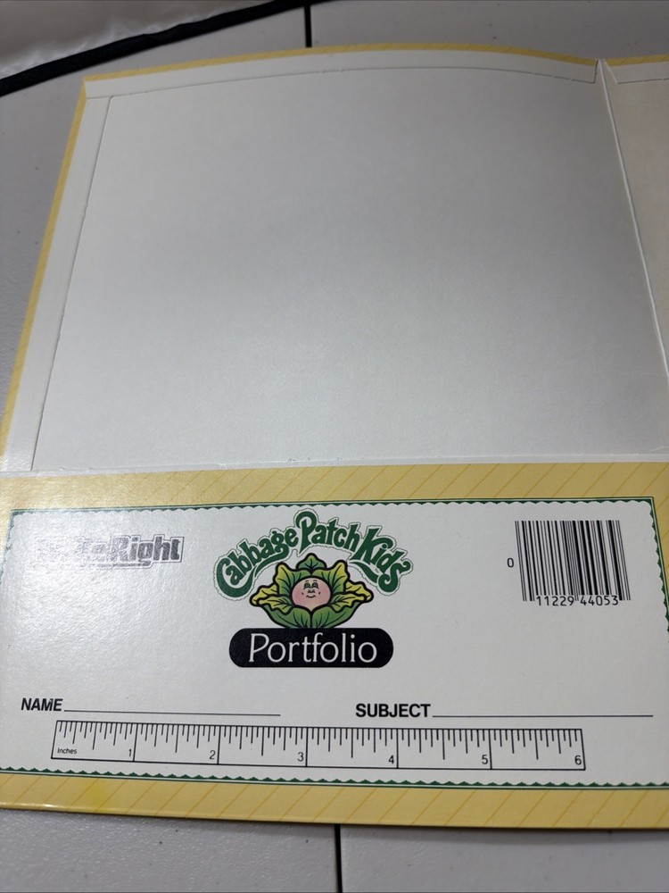 Vintage 1984 WriteRight Portfolio Cabbage Patch Kids School Folder
