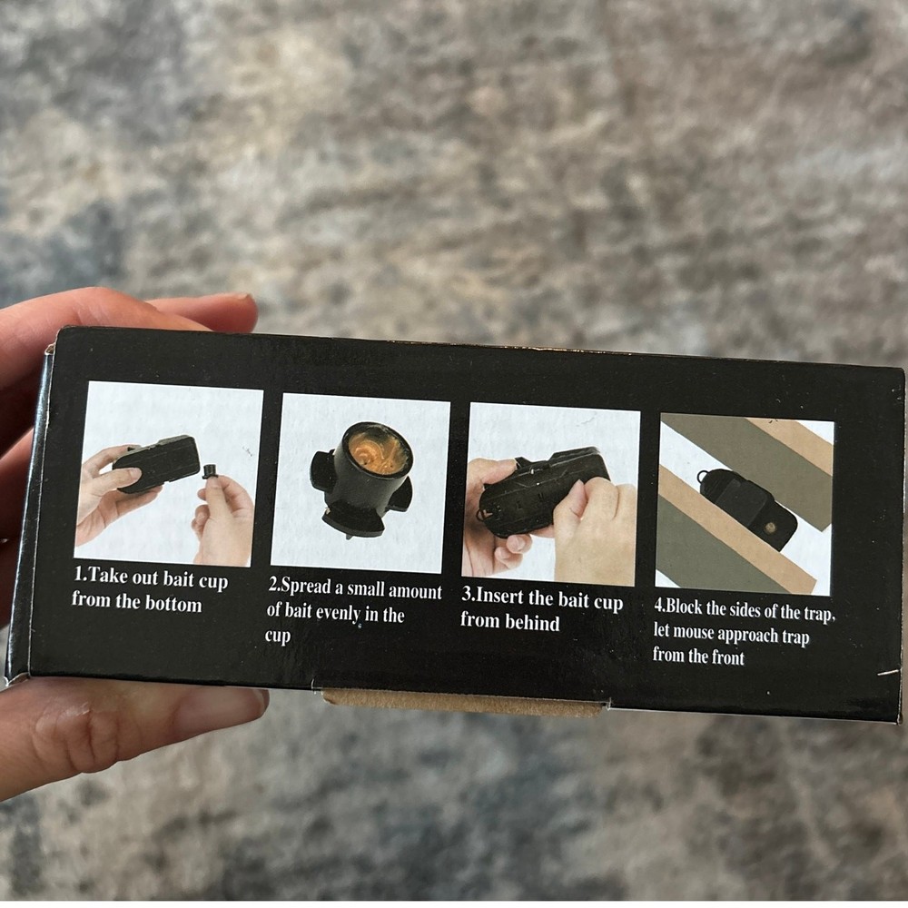 Small Mouse Traps for Home 12 Pack Reusable