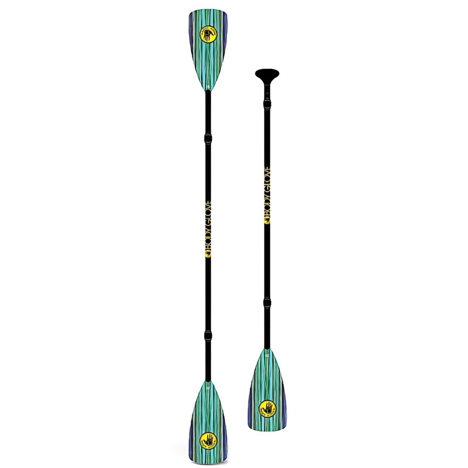 Kayak SUP Paddle - Adjustable 4-Piece, Floating, Lightweight (Body Glove)