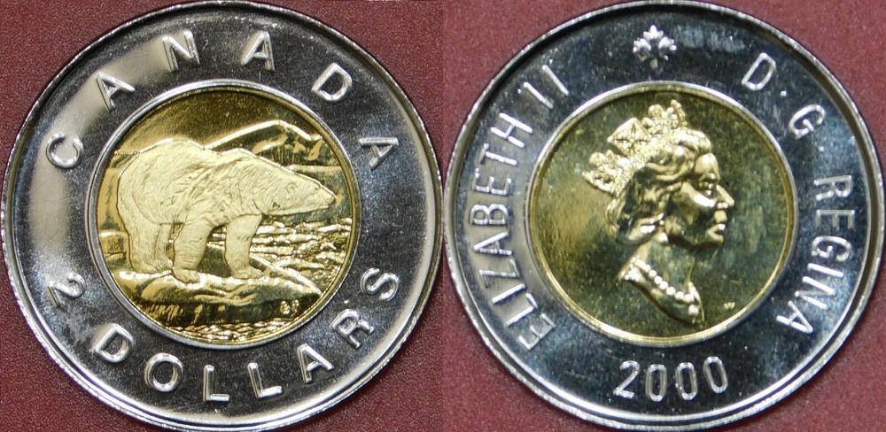 Proof Like 2000W Canada 2 Dollars From Mint's Set