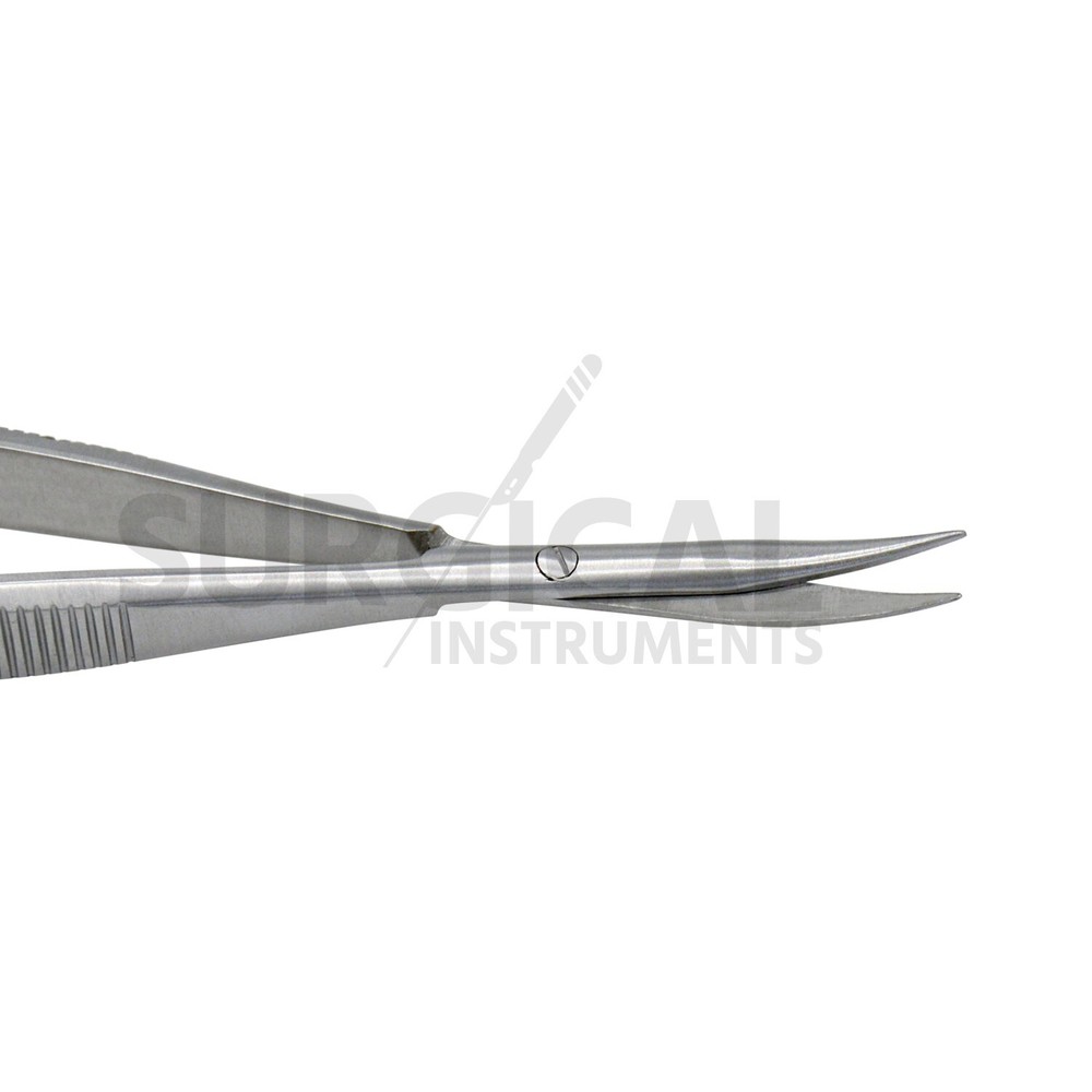 3 Pcs Castroviejo Micro Surgery Scissors + Needle Holder + Suture Tying Forceps