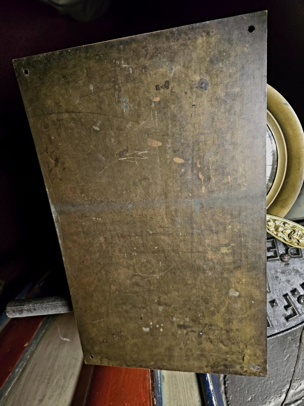 Lexington Ky 1920'S American Contractor J B Kidd Brass Advertising Sign