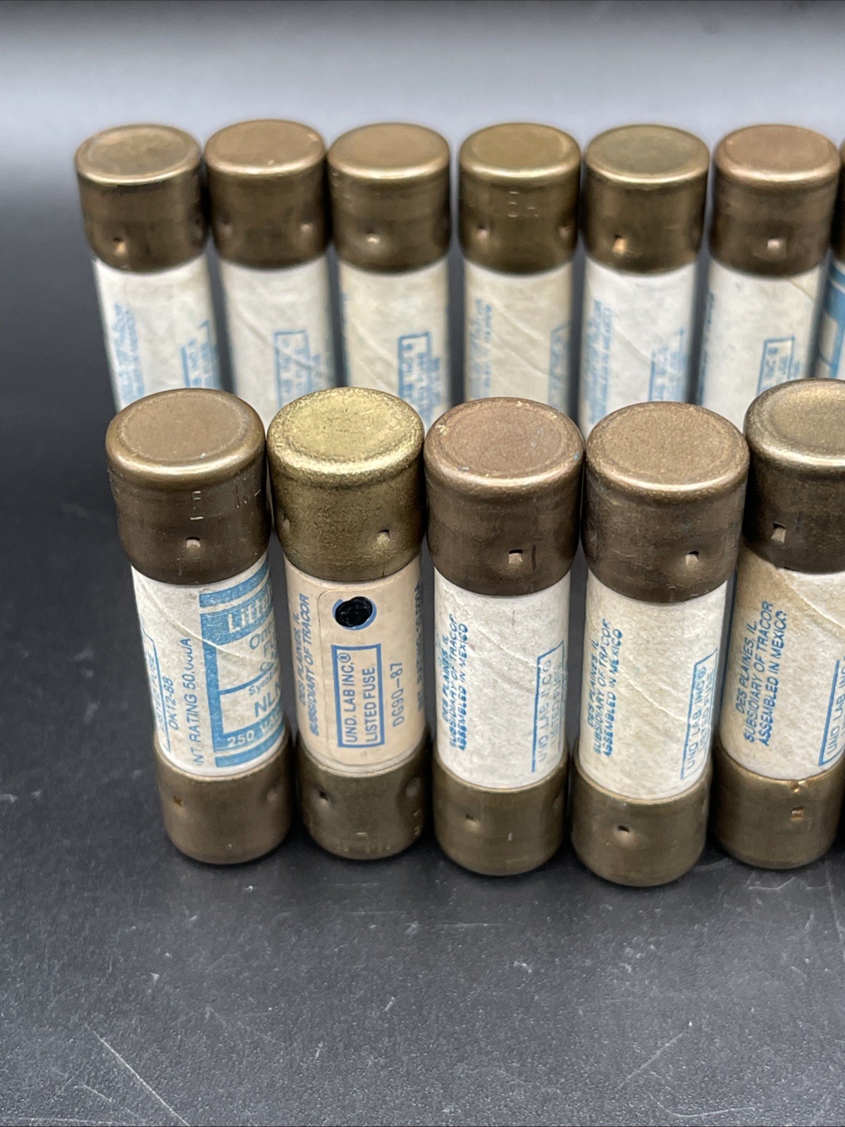 Littelfuse NLN 15 NLN15 NLN-15 One-Time Fuses 250 V Cl K5 Fast-Acting Lot Of 14