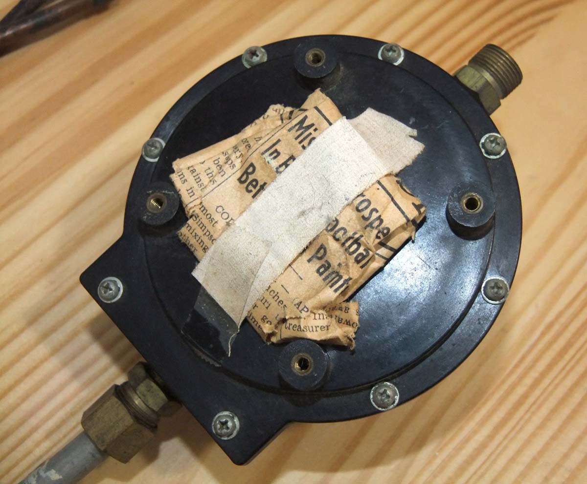 Original Waco CG-4A Hadrian Glider Instrument Panel