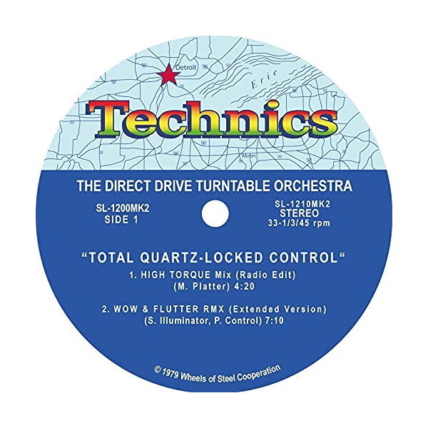 Slipmat Technics Motown 1 Piece